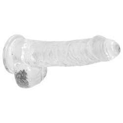 Real Rock Crystal Gode Crystal Clear 12 x 3cm Transparent